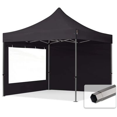 TOOLPORT Stahl 3x3m Pop Up Pavillon - Wasserdicht, mit Seitenwänden TOOLPORT Stahl 3x3m Pop Up Pavillon - Wasserdicht, mit Seitenwänden