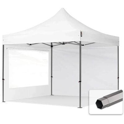 Toolport 3x3m PES 750 Pop up gazebo PREMIUM Steel 40 mm - Sammenleggbar paviljong Toolport 3x3m PES 750 Pop up gazebo PREMIUM Steel 40 mm - Sammenleggbar paviljong