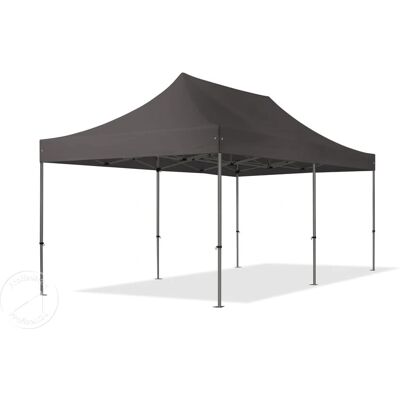 TOOLPORT 3x6m Pop Up Gazebo PREMIUM Steel 40 mm - dark grey TOOLPORT 3x6m Pop Up Gazebo PREMIUM Steel 40 mm - dark grey