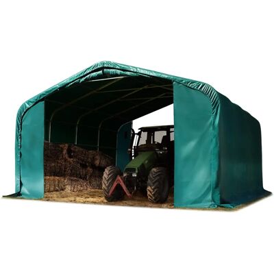 Toolport Farm Storage Tent 6x6m - Waterproof Green - Storage & Shelter Toolport Farm Storage Tent 6x6m - Waterproof Green - Storage & Shelter
