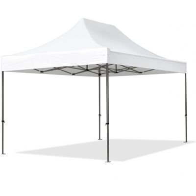Toolport 3x4.5 m PVC 800 Pop Up Gazebo PREMIUM Stal 40 mm - Biały - Pawilon Toolport 3x4.5 m PVC 800 Pop Up Gazebo PREMIUM Stal 40 mm - Biały - Pawilon