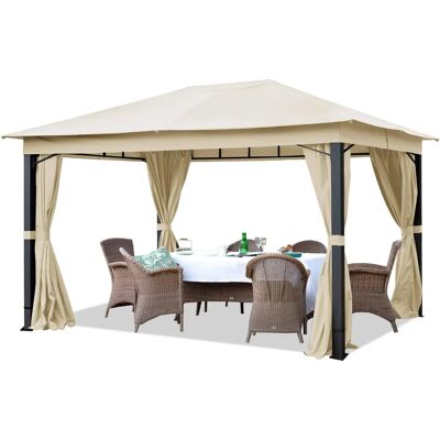 Toolport Garden Gazebo Sunset Premium - 3x4m - Waterproof - Garden Type Toolport Garden Gazebo Sunset Premium - 3x4m - Waterproof - Garden Type