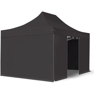 Skládací přístřešek 3x4,5m PVC 850 - Hliník, Ohnivzdorný Skládací přístřešek 3x4,5m PVC 850 - Hliník, Ohnivzdorný