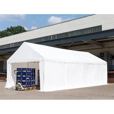 Toolport 4x10 Storage Tent - Grey Waterproof PVC 750 - Storage Tent Toolport 4x10 Storage Tent - Grey Waterproof PVC 750 - Storage Tent
