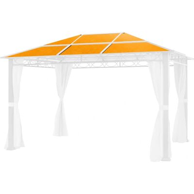 TENDAPRO Hardtop en polycarbonate bronze 3x4m pour Pavillon de Jardin Paradise Deluxe - Publicité TENDAPRO Hardtop en polycarbonate bronze 3x4m pour Pavillon de Jardin Paradise Deluxe - Publicité