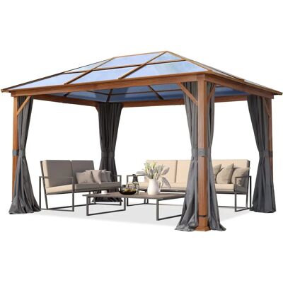 Toolport Kerti Pavilon 3x4m Szürke Vízálló - Kerti Pavilon Toolport Kerti Pavilon 3x4m Szürke Vízálló - Kerti Pavilon