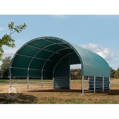 TOOLPORT Refugio para Animales 6x6m - Resistente y Verde TOOLPORT Refugio para Animales 6x6m - Resistente y Verde
