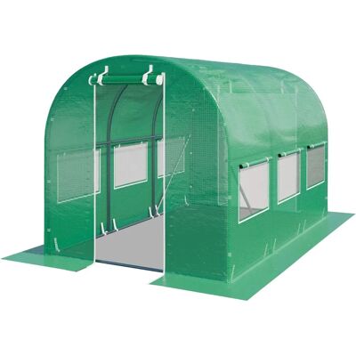 Toolport 2x3m Zöld Polytunnel Állatkert - Polytunnel Kert Toolport 2x3m Zöld Polytunnel Állatkert - Polytunnel Kert