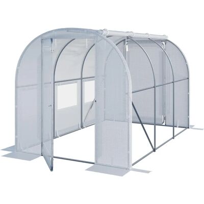 TOOLPORT 2x3m Greenhouse Tunnel - PE Cover TOOLPORT 2x3m Greenhouse Tunnel - PE Cover