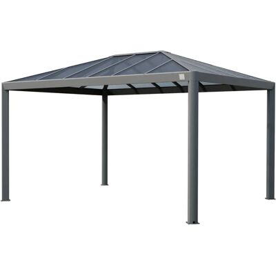 PRIMEYARD 3x4m Hardtop Trädgårdspaviljong - Utan Sidopaneler PRIMEYARD 3x4m Hardtop Trädgårdspaviljong - Utan Sidopaneler