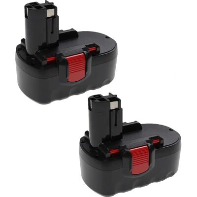 Remplacement de Batterie Bosch 2x - NiMH 18V - Puissance Durable Remplacement de Batterie Bosch 2x - NiMH 18V - Puissance Durable