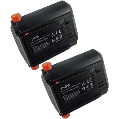 vhbw Gardena EasyCut Li-18/23 2x Batería - Baterías para Herramientas de Jardín vhbw Gardena EasyCut Li-18/23 2x Batería - Baterías para Herramientas de Jardín
