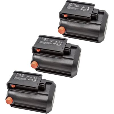 vhbw 3x Batería para Gardena EasyCut Li-18/50 - Batería para herramientas de jardín vhbw 3x Batería para Gardena EasyCut Li-18/50 - Batería para herramientas de jardín