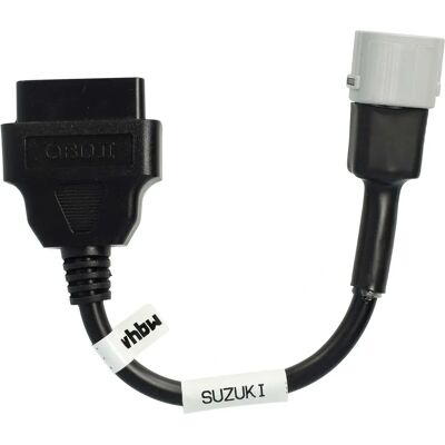 vhbw Adaptateur OBD Suzuki - 6 Pin à 16 Pin - Moto - Publicité vhbw Adaptateur OBD Suzuki - 6 Pin à 16 Pin - Moto - Publicité