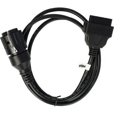 vhbw Husqvarna Nuda 900R, TR650 Strada, Nuda 900, TR650 Terra Adattatore OBD - 150cm Nero vhbw Husqvarna Nuda 900R, TR650 Strada, Nuda 900, TR650 Terra Adattatore OBD - 150cm Nero