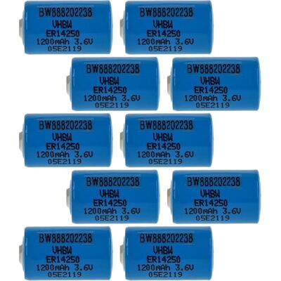 Batería de litio ER14250 VHBW - Compatible con TL-5151 Batería de litio ER14250 VHBW - Compatible con TL-5151