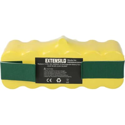 EXTENSILO - 3500 mAh Battery - Compatible with iRobot Roomba 610-630 EXTENSILO - 3500 mAh Battery - Compatible with iRobot Roomba 610-630
