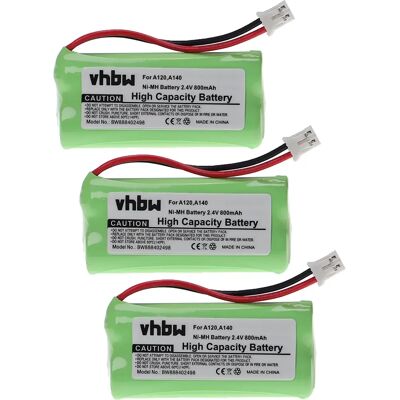 vhbw AL110a Duo - High Capacity Rechargeable Battery for Landline Phone vhbw AL110a Duo - High Capacity Rechargeable Battery for Landline Phone