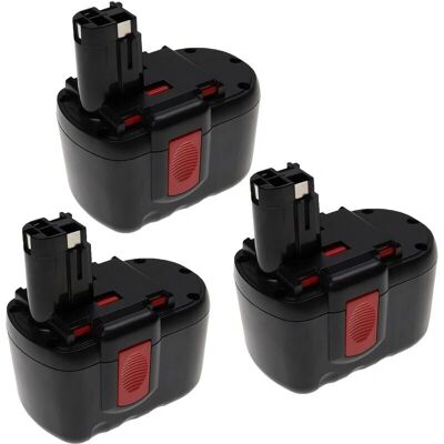 Batería Compatible Bosch 3x - NiMH 24V - Negro/Rojo Batería Compatible Bosch 3x - NiMH 24V - Negro/Rojo