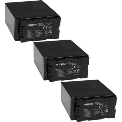 EXTENSILO 3x Batterie pour Panasonic AG-HVX201AE, NV-DA1, Modèle, Caméscope EXTENSILO 3x Batterie pour Panasonic AG-HVX201AE, NV-DA1, Modèle, Caméscope