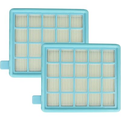 vhbw 2x Staubsaugerfilter - HEPA-Filter Weiß Hellblau - Staubsaugerfilter vhbw 2x Staubsaugerfilter - HEPA-Filter Weiß Hellblau - Staubsaugerfilter