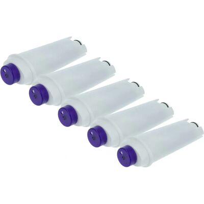 vhbw 5x filtro dell'acqua compatibile con DeLonghi ESAM 6750, ESAM 6700, ESAM 67, ESAM 6650, ESAM 69 macchina da caffè completamente automatica vhbw 5x filtro dell'acqua compatibile con DeLonghi ESAM 6750, ESAM 6700, ESAM 67, ESAM 6650, ESAM 69 macchina da caffè completamente automatica