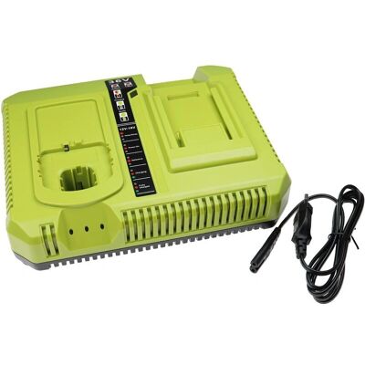 Cargador doble vhbw para baterías Ryobi 12-18V - Cargador de batería Cargador doble vhbw para baterías Ryobi 12-18V - Cargador de batería
