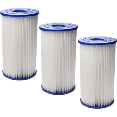 vhbw 3x Cartouche de filtre pour piscine Intex - Bleu Blanc - Filtre de piscine - Publicité vhbw 3x Cartouche de filtre pour piscine Intex - Bleu Blanc - Filtre de piscine - Publicité