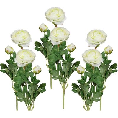 CREATIV GREEN Kunstpflanzen H: 40 cm - beige (creme) - 6 St - Kunstpflanze CREATIV GREEN Kunstpflanzen H: 40 cm - beige (creme) - 6 St - Kunstpflanze