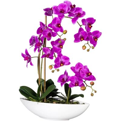 CREATIV GREEN Phalaenopsis - Künstliche Orchidee - 60cm - Lila CREATIV GREEN Phalaenopsis - Künstliche Orchidee - 60cm - Lila