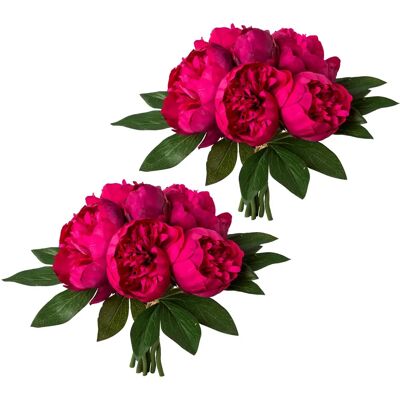 CREATIV GREEN - Bouquet aus Peonien - 32 cm - Kunstpflanze CREATIV GREEN - Bouquet aus Peonien - 32 cm - Kunstpflanze