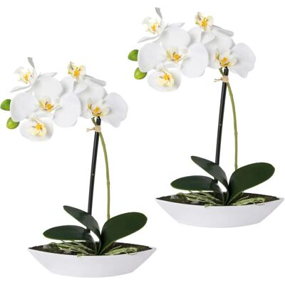 CREATIV GREEN Phalaenopsis - Kunstpflanzen - weiß CREATIV GREEN Phalaenopsis - Kunstpflanzen - weiß