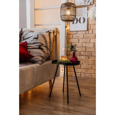 CREATIV DECO Schwarzer Beistelltisch - Beistelltisch CREATIV DECO Schwarzer Beistelltisch - Beistelltisch