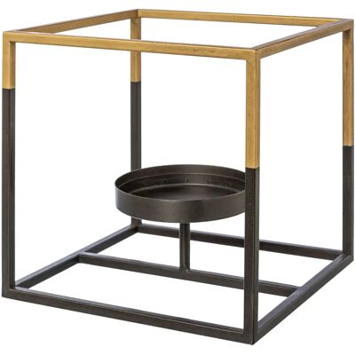 CREATIV DECO Gold Kerzenhalter 20x20x20cm - Kerzenhalter CREATIV DECO Gold Kerzenhalter 20x20x20cm - Kerzenhalter