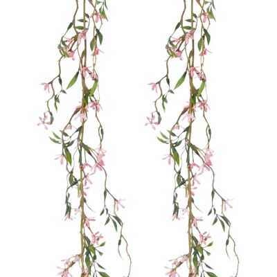 CREATIV GREEN - Jasmin-Girlande - Rosa - 180 cm - Girlande CREATIV GREEN - Jasmin-Girlande - Rosa - 180 cm - Girlande