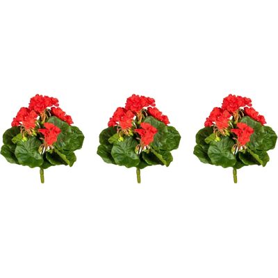 CREATIV GREEN Minigeranie rot 24 cm Artificial plant CREATIV GREEN Minigeranie rot 24 cm Artificial plant