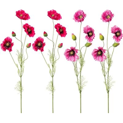 CREATIV GREEN - Mohn - Rosa - 90 cm - Artificial Flower CREATIV GREEN - Mohn - Rosa - 90 cm - Artificial Flower