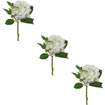 CREATIV GREEN - Hortensie - 46 cm - 3 Stück - Artificial plant CREATIV GREEN - Hortensie - 46 cm - 3 Stück - Artificial plant