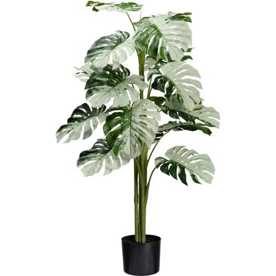 CREATIV GREEN - Monstera Variegata Halfmoon - Höhe 115 cm - Farbe Grün - Künstliche Zimmerpflanze CREATIV GREEN - Monstera Variegata Halfmoon - Höhe 115 cm - Farbe Grün - Künstliche Zimmerpflanze