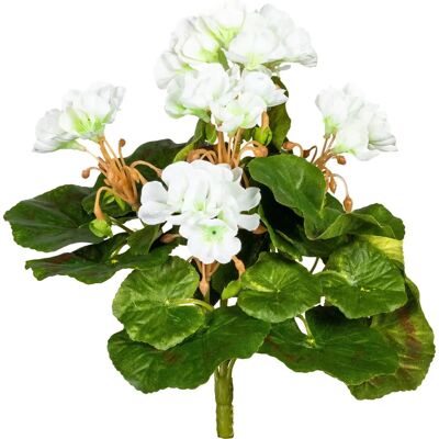 Pflanzen-Kölle - Minigeranie - weiß - ca. 24 cm - Artificial plant Pflanzen-Kölle - Minigeranie - weiß - ca. 24 cm - Artificial plant