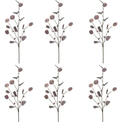 CREATIV GREEN - Eukalypthuszweig - lila - 20x73 cm - artificial branch CREATIV GREEN - Eukalypthuszweig - lila - 20x73 cm - artificial branch
