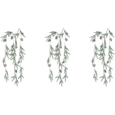 CREATIV GREEN - Fichtenzweig Grau 3er - Grau - Kunstpflanze CREATIV GREEN - Fichtenzweig Grau 3er - Grau - Kunstpflanze