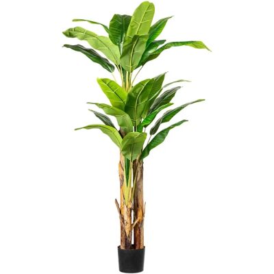 CREATIV GREEN Bananenpflanze - Künstliche Pflanze - 180cm CREATIV GREEN Bananenpflanze - Künstliche Pflanze - 180cm