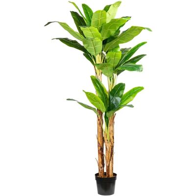 CREATIV GREEN Bananenpflanze - Kunstpflanze - 240cm hoch CREATIV GREEN Bananenpflanze - Kunstpflanze - 240cm hoch