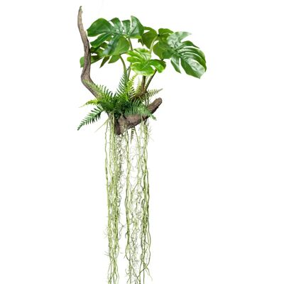 CREATIV GREEN Splitphilodendron - Kunstpflanze - 50x50cm - 160cm Hoch CREATIV GREEN Splitphilodendron - Kunstpflanze - 50x50cm - 160cm Hoch