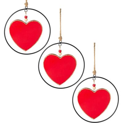 CREATIV DECO - Weihnachtsdeko rot - 20 cm x 1 cm - Decor hanging CREATIV DECO - Weihnachtsdeko rot - 20 cm x 1 cm - Decor hanging