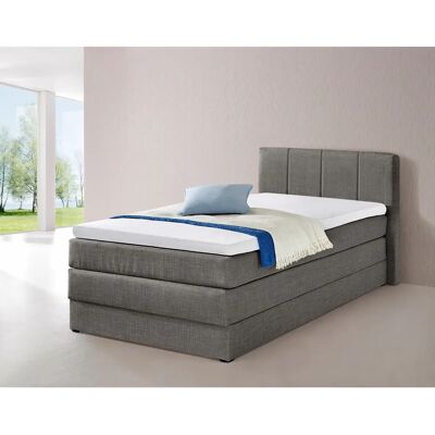 HAPO Boxspringbett, anthrazit, Komplettset, 100x200cm - Boxspringbett HAPO Boxspringbett, anthrazit, Komplettset, 100x200cm - Boxspringbett