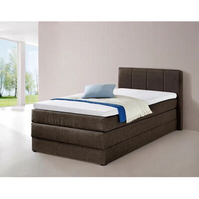 HAPO Braunes Boxspringbett mit Stauraum - Bett, Modell, 100x200cm HAPO Braunes Boxspringbett mit Stauraum - Bett, Modell, 100x200cm