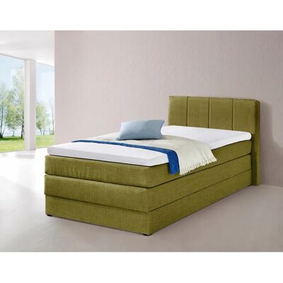 HAPO Boxspringbett grün 100x200cm mit Stauraum - Matratze inklusive HAPO Boxspringbett grün 100x200cm mit Stauraum - Matratze inklusive