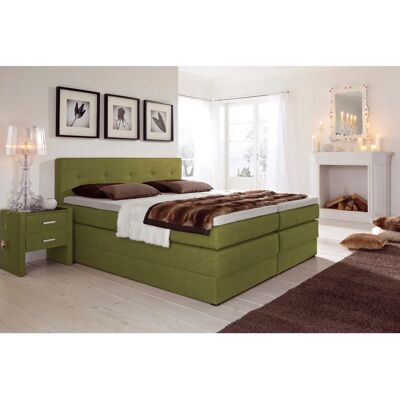 HAPO Grünes Boxspringbett mit Stauraum - Bettart HAPO Grünes Boxspringbett mit Stauraum - Bettart